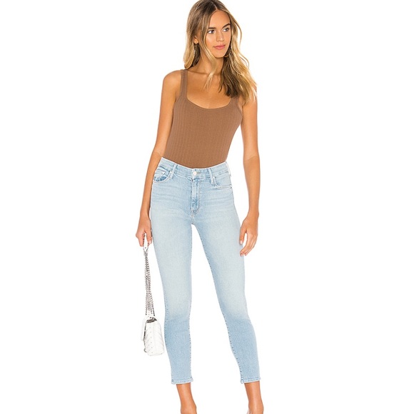 MOTHER Denim - Mother Jeans - The Looker Crop in Fresh Catch